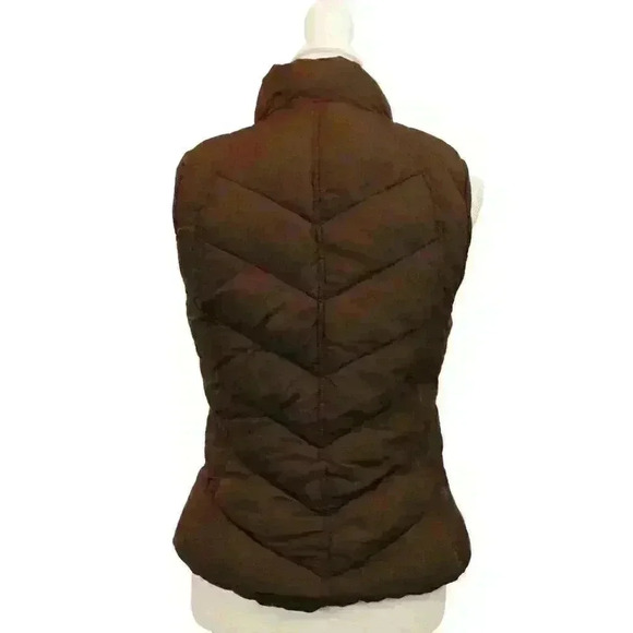 George Brown Zip Up Puffer Vest with Green Lining Size UK 8 Size US 4 - Picture 3 of 8